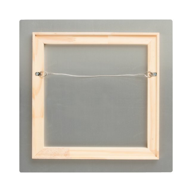 ひまわり上に乗る メタルプリント (裏面)