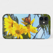ひまわり上の蝶iPhone 5case mateID Case-Mate iPhoneケース (裏面(横))