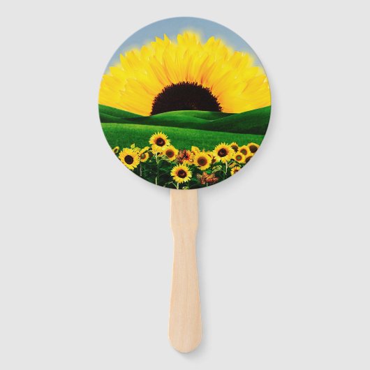 ひまわり丘 ハンドファン (裏面)