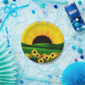 ひまわり丘 ペーパープレート (パーティー)