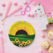 ひまわり丘 ペーパープレート (パーティー)