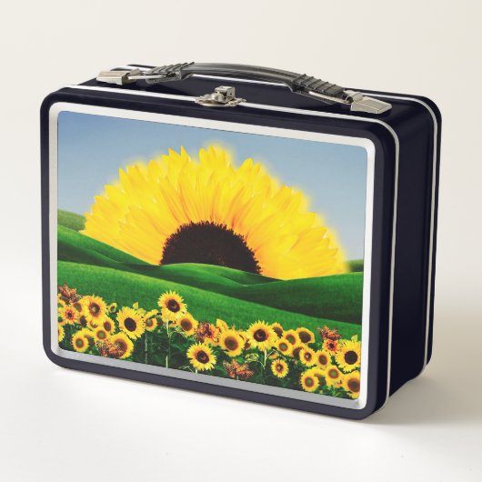 ひまわり丘 メタルランチボックス (正面)