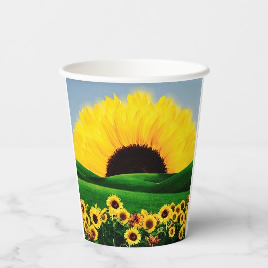 ひまわり丘 紙コップ (裏面)