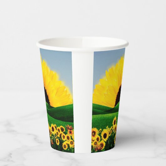 ひまわり丘 紙コップ (左)
