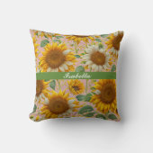 ひまわり人気があるビューティフルコレクション クッション (正面)