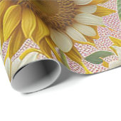ひまわり人気があるビューティフルコレクション ラッピングペーパー (ロールコーナー)