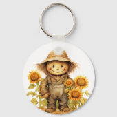 ひまわり付きかかし キーホルダー (裏面)