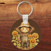 ひまわり付きかかし キーホルダー (裏面)