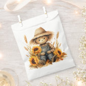 ひまわり付きかかし フェイバーバッグ (クリップ留めされた状態)