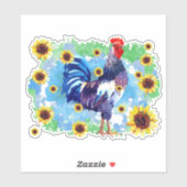 ひまわり付きオルカスタムスターカットビニールシール シール (シート)