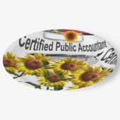 ひまわり会計士紙プレート ペーパープレート (アングル)