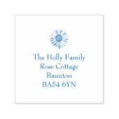 ひまわり住所スタンプ セルフインキングスタンプ (デザイン)