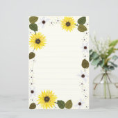 ひまわり個人文房具紙 (スタンド正面)