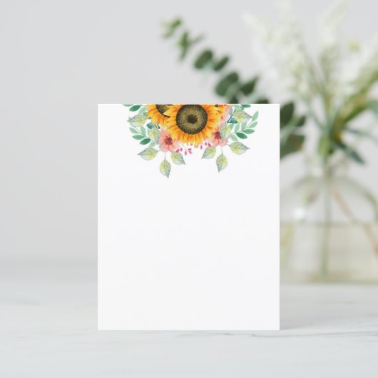 ひまわり個人文房具紙 (スタンド正面)