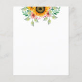 ひまわり個人文房具紙 (裏面)