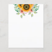 ひまわり個人文房具紙 (正面)