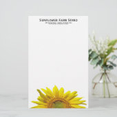 ひまわり個人筆記用紙 便箋 (スタンド正面)