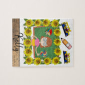 ひまわり先生パズル ジグソーパズル (横)