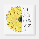 ひまわり先生引用文 マグネット (正面)