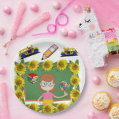 ひまわり先生紙プレート ペーパープレート (パーティー)