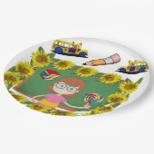 ひまわり先生紙プレート ペーパープレート (アングル)