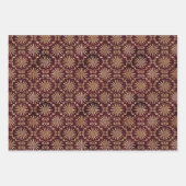 ひまわり光沢のあるろうけつ染め包装紙シート ラッピングペーパーシート (正面3)