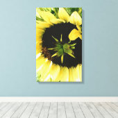 ひまわり写真キャンバス キャンバスプリント (インサイチュ (ウッドフロア))