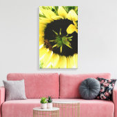 ひまわり写真キャンバス キャンバスプリント (インサイチュ (リビング))