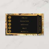 ひまわり写真モダンアートコレクション 名刺 (裏面)