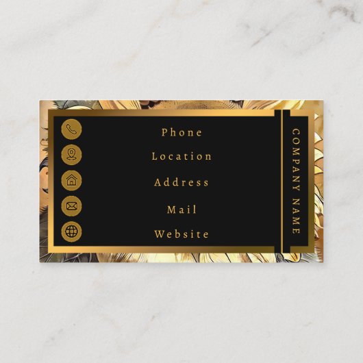 ひまわり写真モダンアートコレクション 名刺 (裏面)