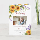 ひまわり写真葬儀社サービス順プログラム カード (正面)