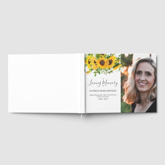 ひまわり写真追悼記念 ゲストブック (全面)