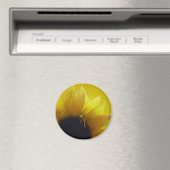 ひまわり冷蔵庫用マグネット明るい黄色の贈り物 マグネット (インサイチュ (食洗機))