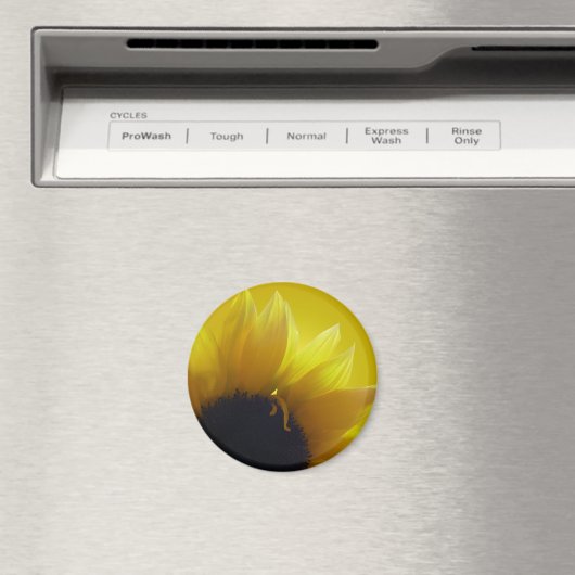 ひまわり冷蔵庫用マグネット明るい黄色の贈り物 マグネット (インサイチュ (食洗機))