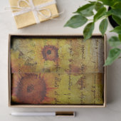 ひまわり動揺しての切り離し 薄葉紙 (ギフト)