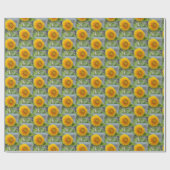 ひまわり包み紙 ラッピングペーパー (フラット)