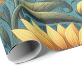 ひまわり包み紙 ラッピングペーパー (ロールコーナー)