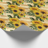 ひまわり包み紙 ラッピングペーパー (角)