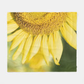 ひまわり半身 フリースブランケット (正面(横))