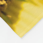 ひまわり半身 フリースブランケット (角)