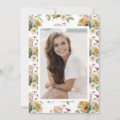 ひまわり卒業パーティー 招待状 (裏面)