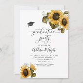 ひまわり卒業式パーティー 招待状 (正面)