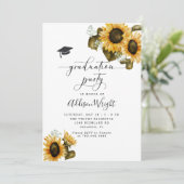 ひまわり卒業式パーティー 招待状 (スタンド正面)