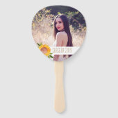 ひまわり卒業記念パーティーおめでとうファン ハンドファン (正面)