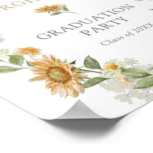 ひまわり卒業 ポスター (角)