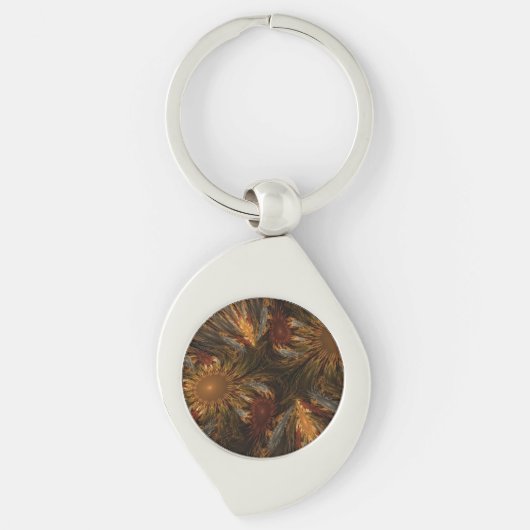 ひまわり印象 キーホルダー (正面)