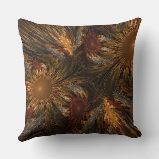 ひまわり印象 クッション (裏面)