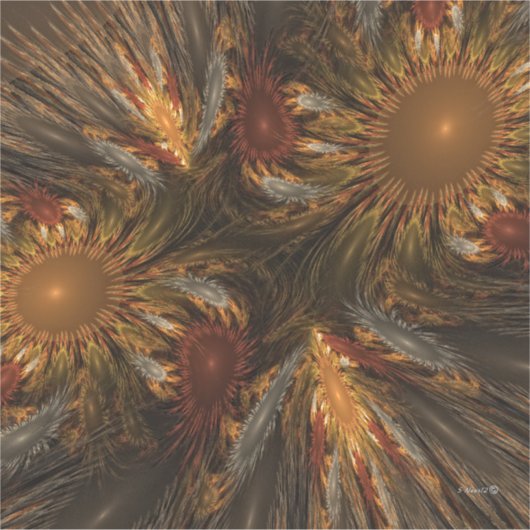 ひまわり印象 シール (正面)