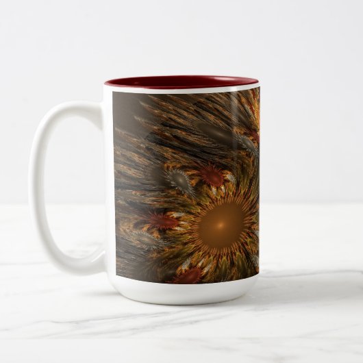 ひまわり印象 ツートーンマグカップ (左)