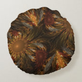 ひまわり印象 ラウンドクッション (裏面)